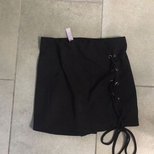 Black skort. Worn once